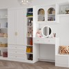 Famapy LED Mirror Armoire Closet Cabient with Tempered Glass and Bathroom Wardrobe Organizer - 3 of 4