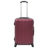 vidaXL Hardcase Trolley Set 3 pcs Wine Red ABS - 3 of 4