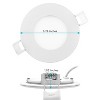 Luxrite 3 Inch Ultra Thin LED Recessed Light with Junction Box, 8W, CCT Color Selectable 2700K - 5000K, Dimmable, 540 Lumens, ETL  Listed, IC Rated - 4 of 4