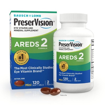 PreserVision Areds 2 Eye Vitamin and Mineral Softgels - 120ct