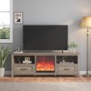 70 Inch Modern TV Stand with 2 Drawers and 4 Storage Shelves, Wood Media Console Cabinet for Living Room, Bedroom, Entertainment Center - 2 of 4