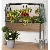 CedarCraft Elevated Spruce Planter: Outdoor Garden Bed with Protective Covers, 21"x47"x30", Rectangular - 4 of 4