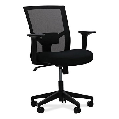 Mesh Back Fabric Task Chair, Supports Up to 275 lb, 17.32