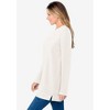 Woman Within Women's Plus Size Waffle Thermal Sweatshirt - 4 of 4