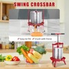 Fruit Wine Press, Manual Fruit and Wine Press With T-Handle, Stainless Steel, Stable Triangular Structure, Wine Making Press - 4 of 4