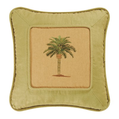 C&F Home 14" x 14" Cabana Palm Pieced Pillow