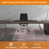 Office Chair Mat for Carpet Floors, 36" x 48" Clear Heavy Duty Computer Chair Mat - 4 of 4