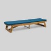 Maki Acacia Wood Chaise Lounge - Christopher Knight Home - 4 of 4