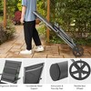 Tangkula 2PCS Patio Recliner Chair Outdoor Adjustable Folding Chaise Lounge Chair w/ 2 Wheels - 4 of 4