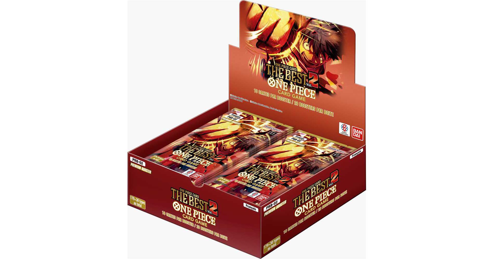 Bandai One Piece TCG: The Best One Vol. 2 (PRB-02) Booster Box - 20 Packs
