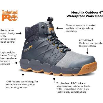 Timberland PRO Men's, Comp Toe, Morphix Outdoor, EH, WP, Hiker, Work Boots