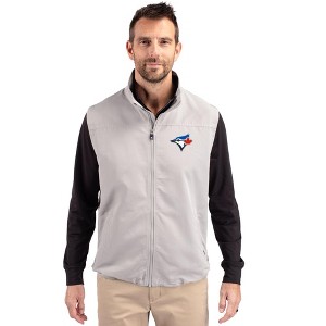 Toronto Blue Jays Cutter & Buck Charter Eco Full-Zip Mens Big & Tall Vest - 1 of 1