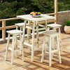 WestinTrends Malibu All Weather Hdpe Outdoor Patio Bar Height Dining Set (5-Piece) - 2 of 4