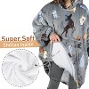 Catalonia Women's Oversized Flannel Blanket Hoodie, Cozy Warm Wearable Plush Fleece Pullover, Soft Lounge Sweatshirt for Home, Outdoor Comfort, Gift - 2 of 4