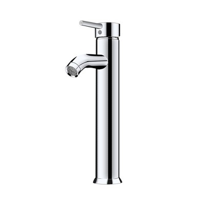 BWE Single Hole Single Handle Bathroom Vessel Sink Faucet With Drain Assembly