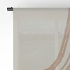 Iveta Abolina Mid Century Line Art Single PanelSheer Window Curtain - Deny Designs - image 4 of 4