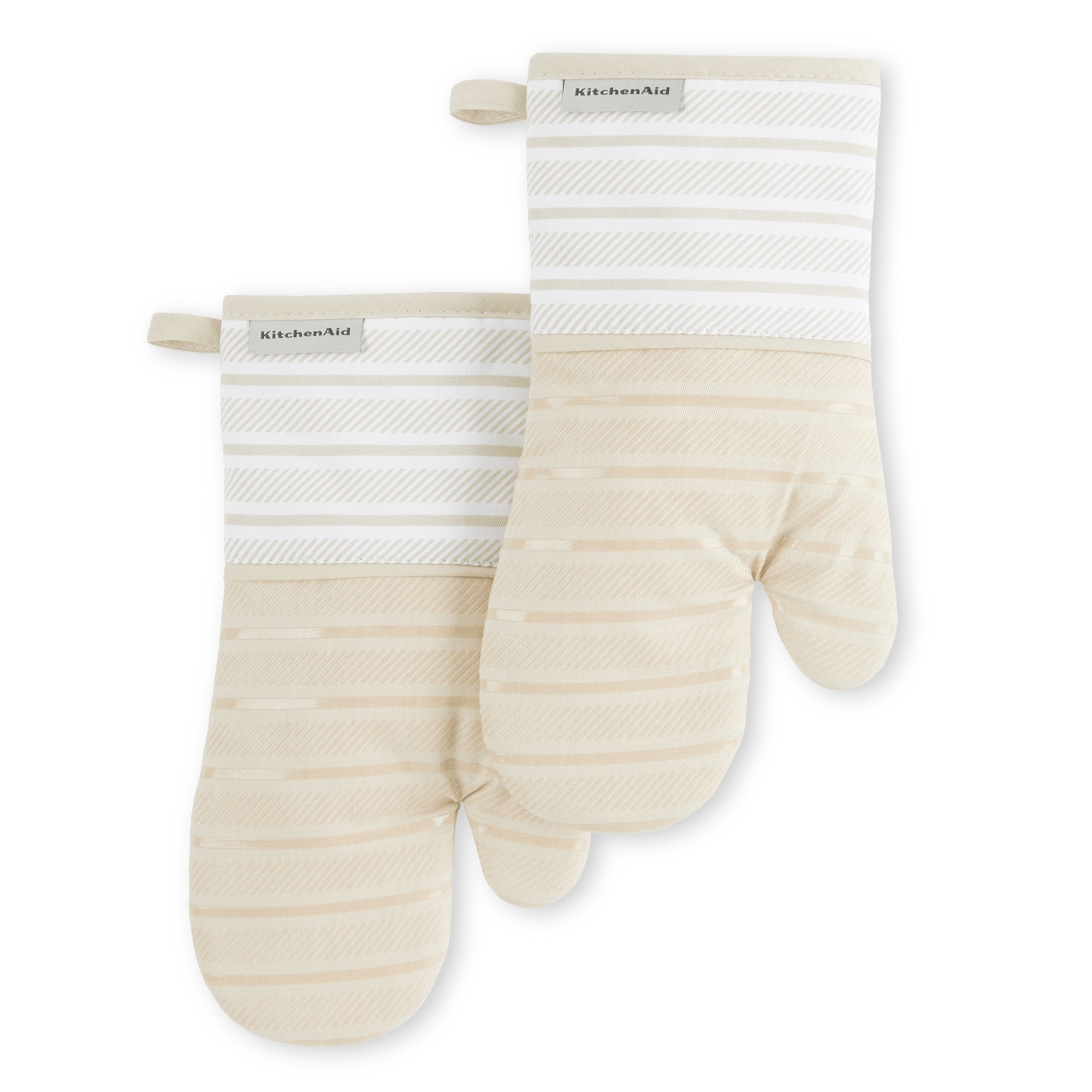 KitchenAid Albany Oven MItts 2-Pack, Milkshake