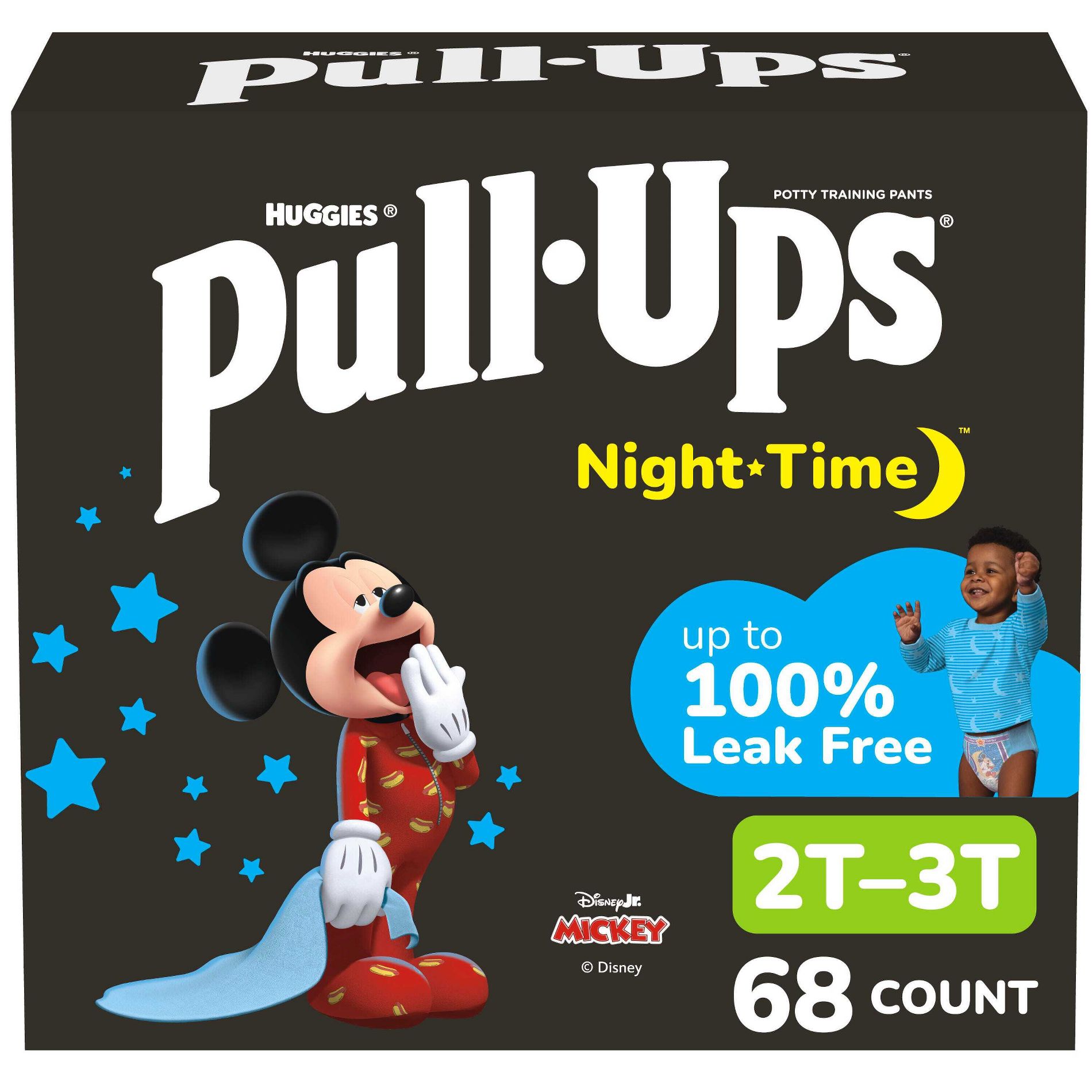 Pull-Ups Night-Time Super Pack -2T-3T - Boy - 68ct