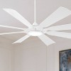 65" Minka Aire Future Flat White LED Outdoor Ceiling Fan with Remote - 2 of 4