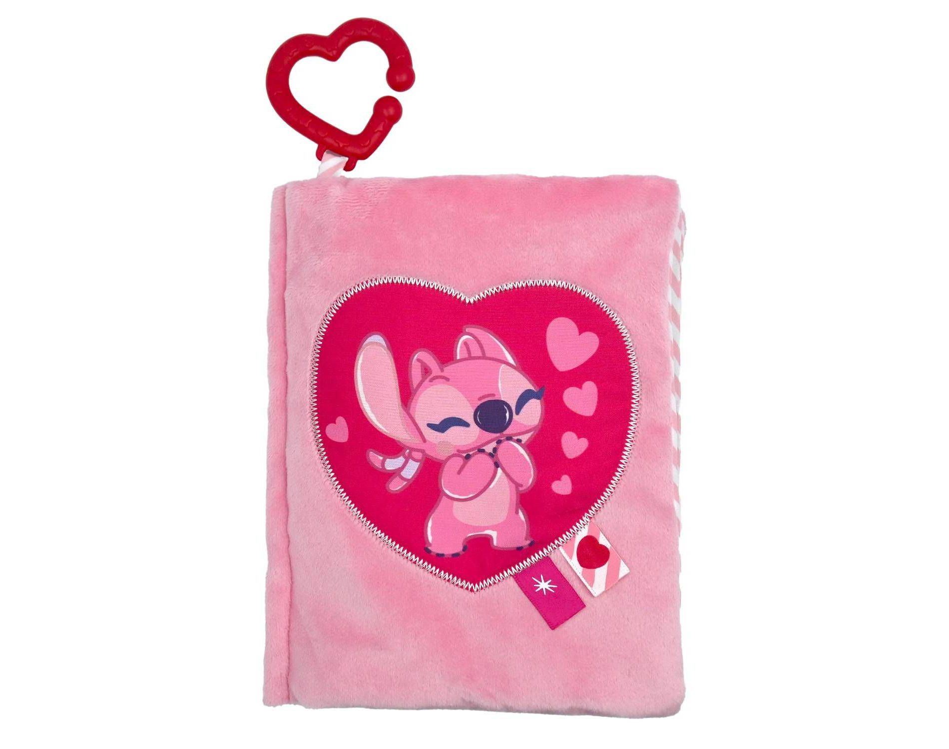 Disney Baby Lilo and Stitch Angel Valentine Soft Photo Album Baby Learning Toy
