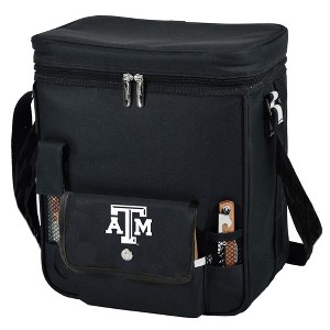 NCAA A&M Aggies Wine & Cheese Soft Sided Picnic Cooler - 1 of 4