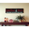 HomeRoots 36" X 11" Black Red And White Christmas Trees Wood Wall Decor - 2 of 4