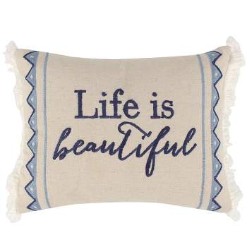Riella Life Is Beautiful Decorative Pillow - Levtex Home