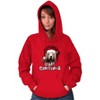Funny Christmas Santa Bear Pun Hoodie Sweatshirt Women Men Brisco Brands - 3 of 4