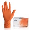 FINITEX Orange Nitrile Gloves - 100, 300 & 1000 PCS, 3.2 Mil,  Powder-Free Latex-Free Disposable Medical Exam Cleaning Food Prep Gloves - 2 of 4