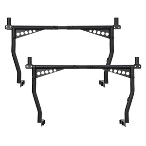 1000 Lbs Capacity Universal Truck Ladder Rack - Adjustable Height 52"-82" for Rooftop Tent, Surfboard – No-Drill Heavy Duty Rack for Trucks - 1 of 4