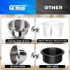 GSE Stainless Steel Cup Holder, Drop-in Cup Holder for Casino Poker Tables, Work Desks, Boats, RVs, Cars & Trucks - 4 of 4