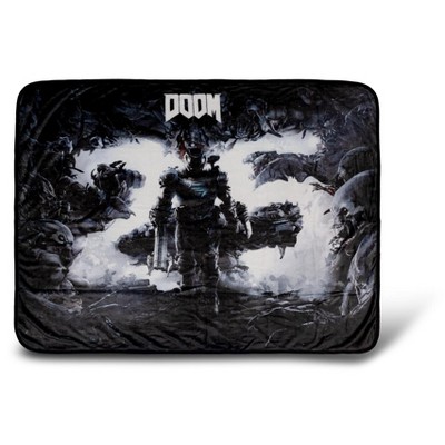 Just Funky Doom Eternal Doomslayer 45x 60 Inch Fleece Throw Blanket
