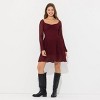 Women's Long Sleeve Lace Mini Dress - Wild Fable™ - 3 of 4