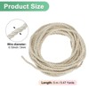 Unique Bargains Soft Polyester Decorative Cord Twisted Rope Trim 1 Pc - 3 of 4