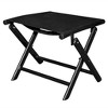 vidaXL Folding Footstool Black Aluminum and Textilene - 2 of 4