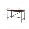 Alera Industrial Series Table Desk, 47.25" x 23.63" x 29.5", Modern Walnut - 3 of 4