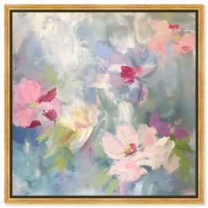 Art Remedy Fractal Flowers Floral Abstract Art Framed - 1 of 4