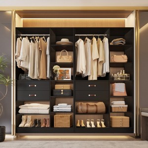 Besiost 40'' Freestanding Closet System with 10 Shelves, Closet Organizer - 1 of 4
