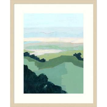 21" x 26" Halcyon Overlook I by Grace Popp Framed Wall Art Print - Amanti Art