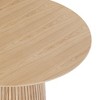 GDFStudio Brinelle Alvara Mid-Century Modern Round Dining Table - 3 of 4