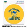 Texas A&M - Kingsville Javelinas Logo Automotive Car Window Locker Circle Bumper Sticker - 3 of 4