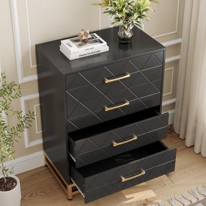 Jojoka Wooden Dresser for Bedroom, Dressers & Chest of Drawers with 4 Drawer - 1 of 4