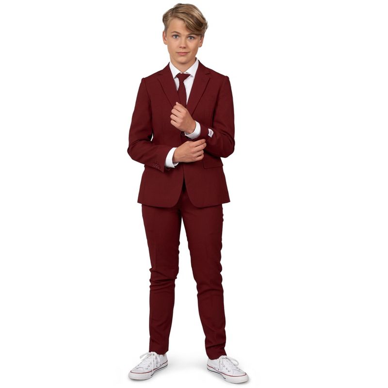 OppoSuits Teen Boys Solid Color Suits, 1 of 8