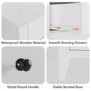 5 Chest of Drawer Dresser, Modern Tall Nightstand with Deep Drawers and Nickel Round Handle - 3 of 4