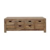 6-Drawer Coffee Table ¨C Timeless Rustic Storage for Living Room - 4 of 4