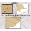 LA LEELA Women's Beachwear Swimsuit Summer Vacation Holiday Bikini Cover Up Spaghetti Strap Backless Swimwear - 4 of 4