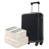 20" Hardshell Carry-On Luggage with 2 Packing Cubes & Spinner Wheels & TSA Lock, Lightweight ABS Suitcase - ModernLuxe - 2 of 4