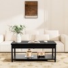 Dexmalle Rectangular double-layer coffee table with hidden storage compartment and fingerprint lock - 2 of 4