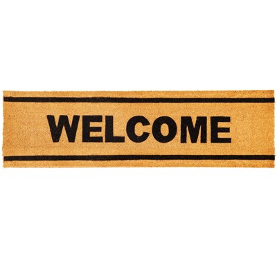 Juvale Natural Coir Doormat, Welcome Mats For Front Door, And Outdoor  Entry, 16x29 In : Target