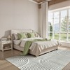 Lahome Abstract Washable Rugs Non Slip Soft Living Room Rugs Ultra-Thin Rainbow Bedroom Rug Non Skid Rug Backing Accent Carpet for Room Office - 2 of 4